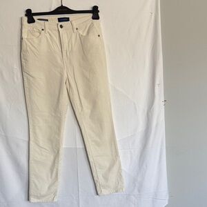 Talbots Ivory Straight Leg Pants